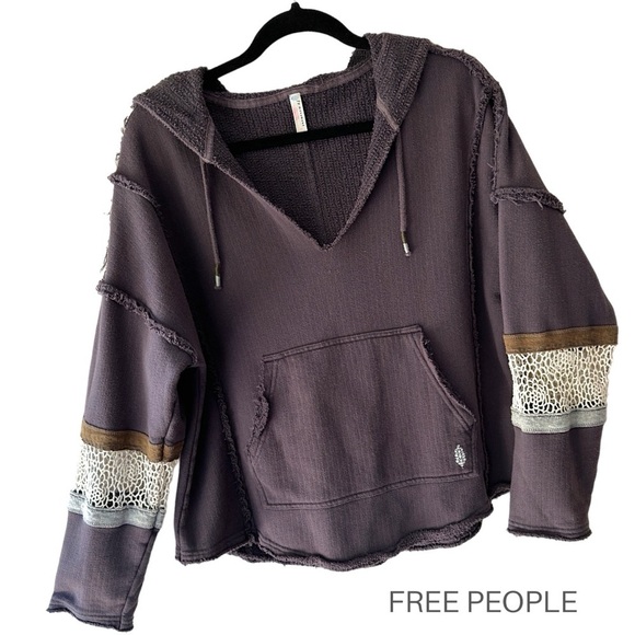Free People Tops - FREE PEOPLE NWOT DREAM CATCHER FP MOVEMENT HOODIE WASHED BLACK |  SIZE: SMALL